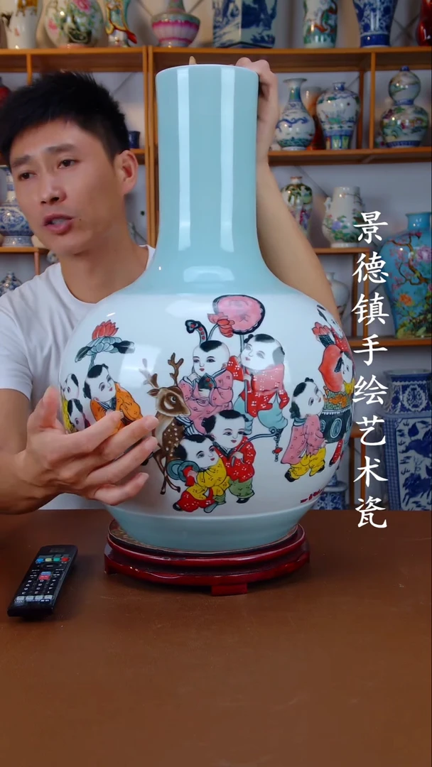 现代景德镇手工手绘陶瓷摆件63