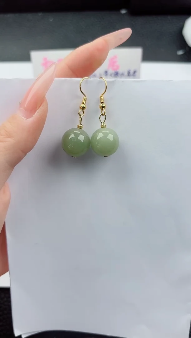 未镶嵌东陵石耳坠嗨购微色差T