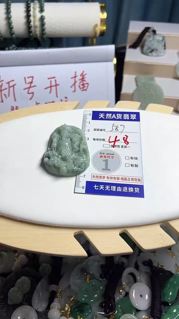 颈饰未镶嵌翡翠587