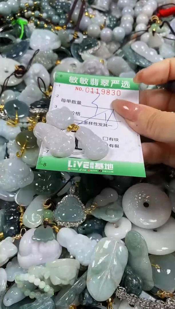 【闪购商品】翡翠颈饰未镶嵌闪购0119830多样性发其一