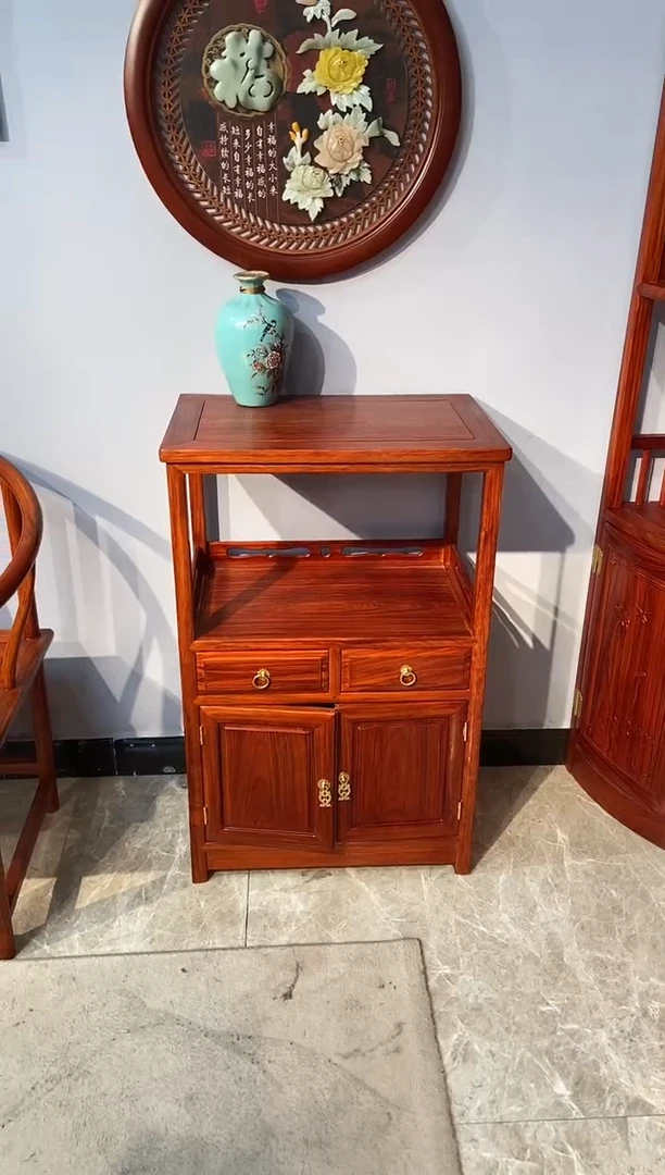 花梨木类成套家具60茶水柜