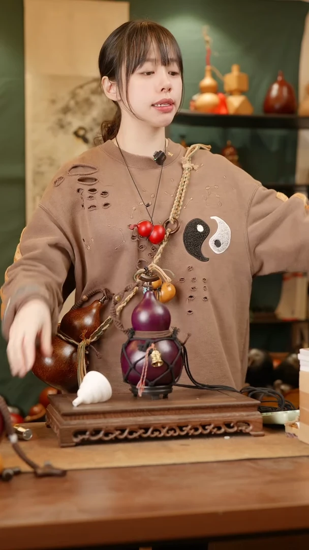 232号精品天然大漆酒葫芦一物一拍~