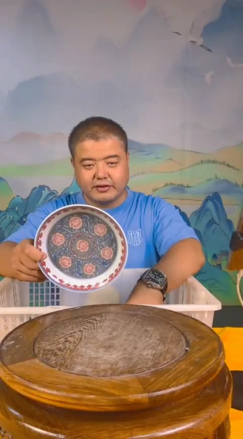 摆件景德镇陶瓷青花摆件98