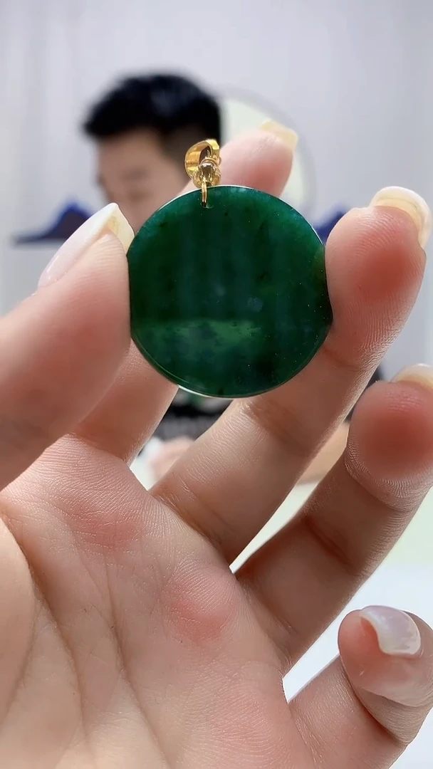 翡翠未镶嵌颈饰5028ms-jj挂件195