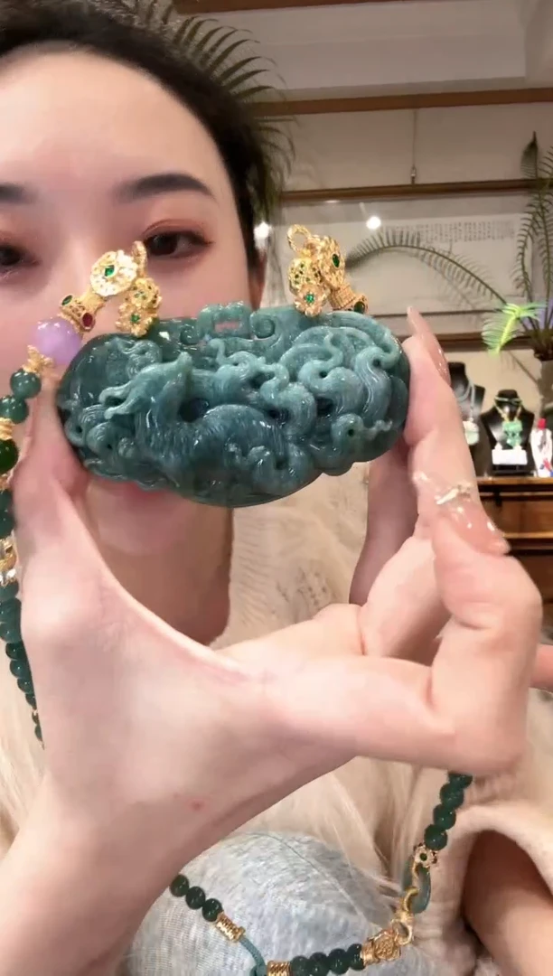 【闪购商品】翡翠颈饰未镶嵌国风