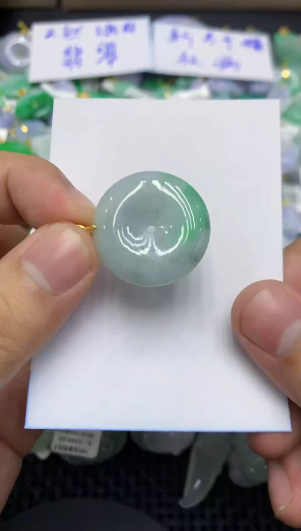 颈饰未镶嵌翡翠天然缅甸翡翠A货