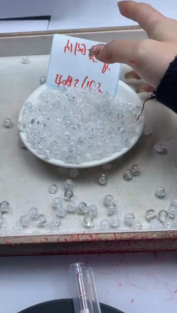 【闪购商品】水晶颈饰未镶嵌w902雪花幽灵8mm*40颗