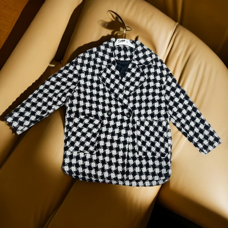 【D817】千鸟格外套
