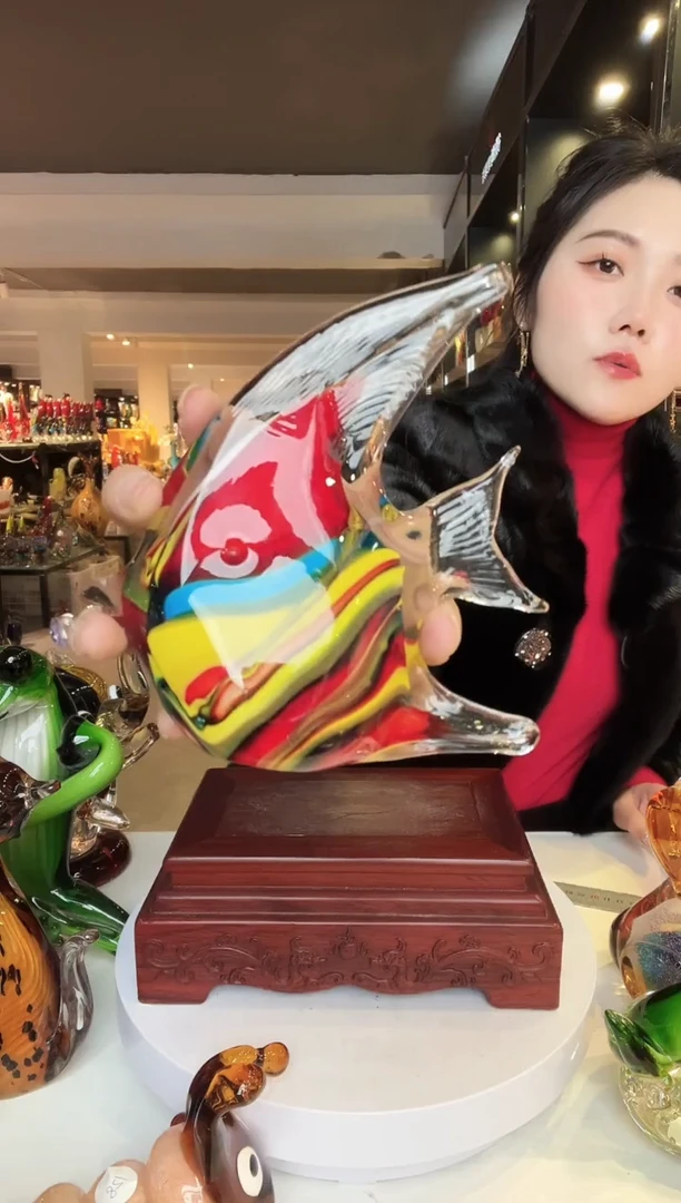 【闪购商品】茶盏琉璃摆件家居摆件