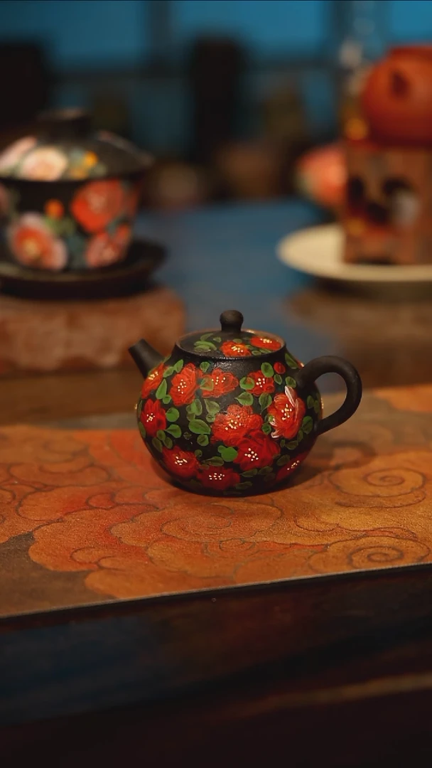 陶瓷景德镇高温釉下彩手工手绘款式