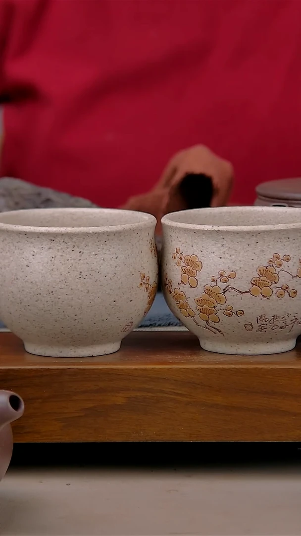 茶壶紫砂白玉段杯子88发两个