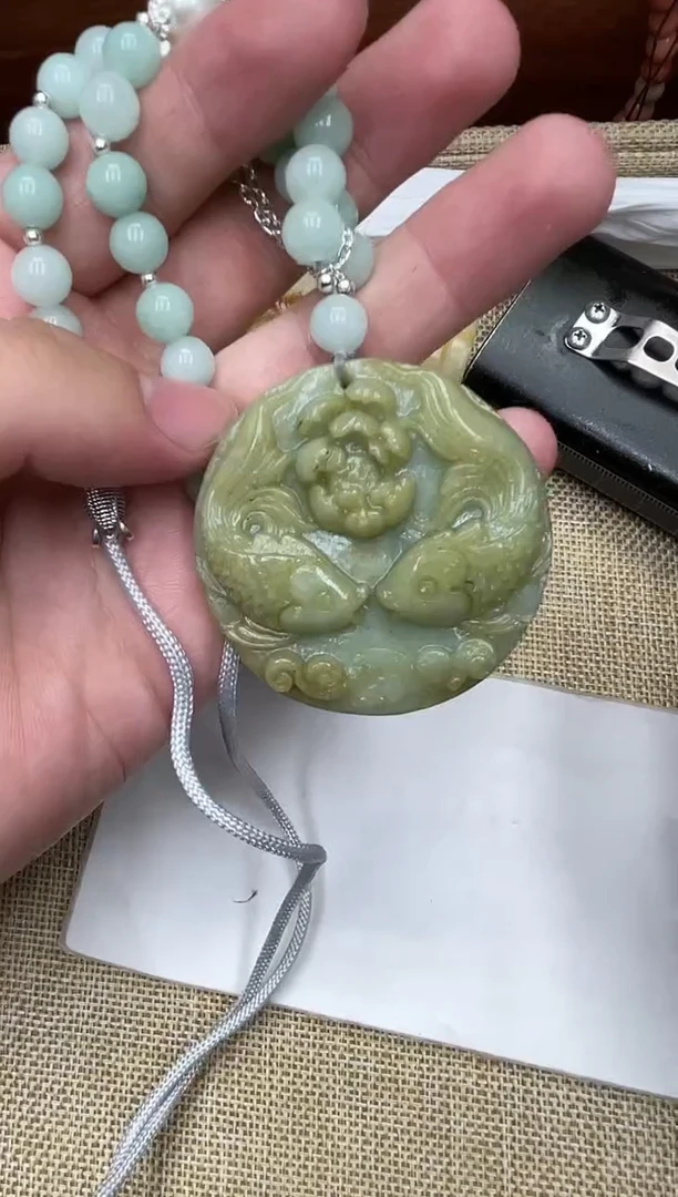 未镶嵌岫玉吊坠·