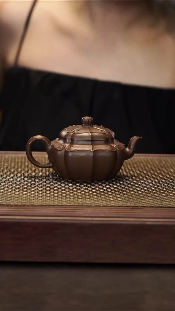 茶壶紫砂大****9【润石堂】全手工精品 非灌浆