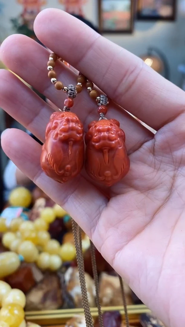 【闪购商品】南红玛瑙颈饰未镶嵌吊坠（多样性发其一）