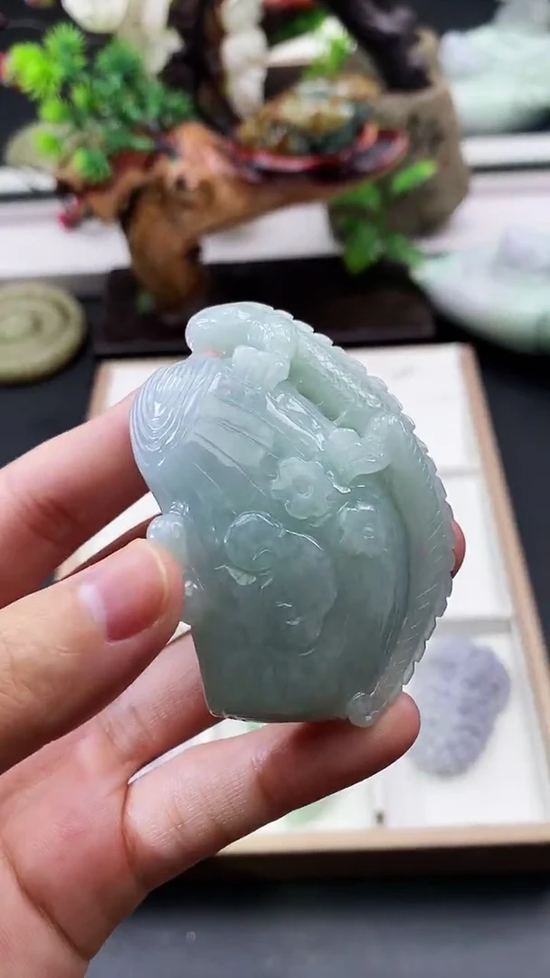 颈饰未镶嵌翡翠天然缅甸A货翡翠