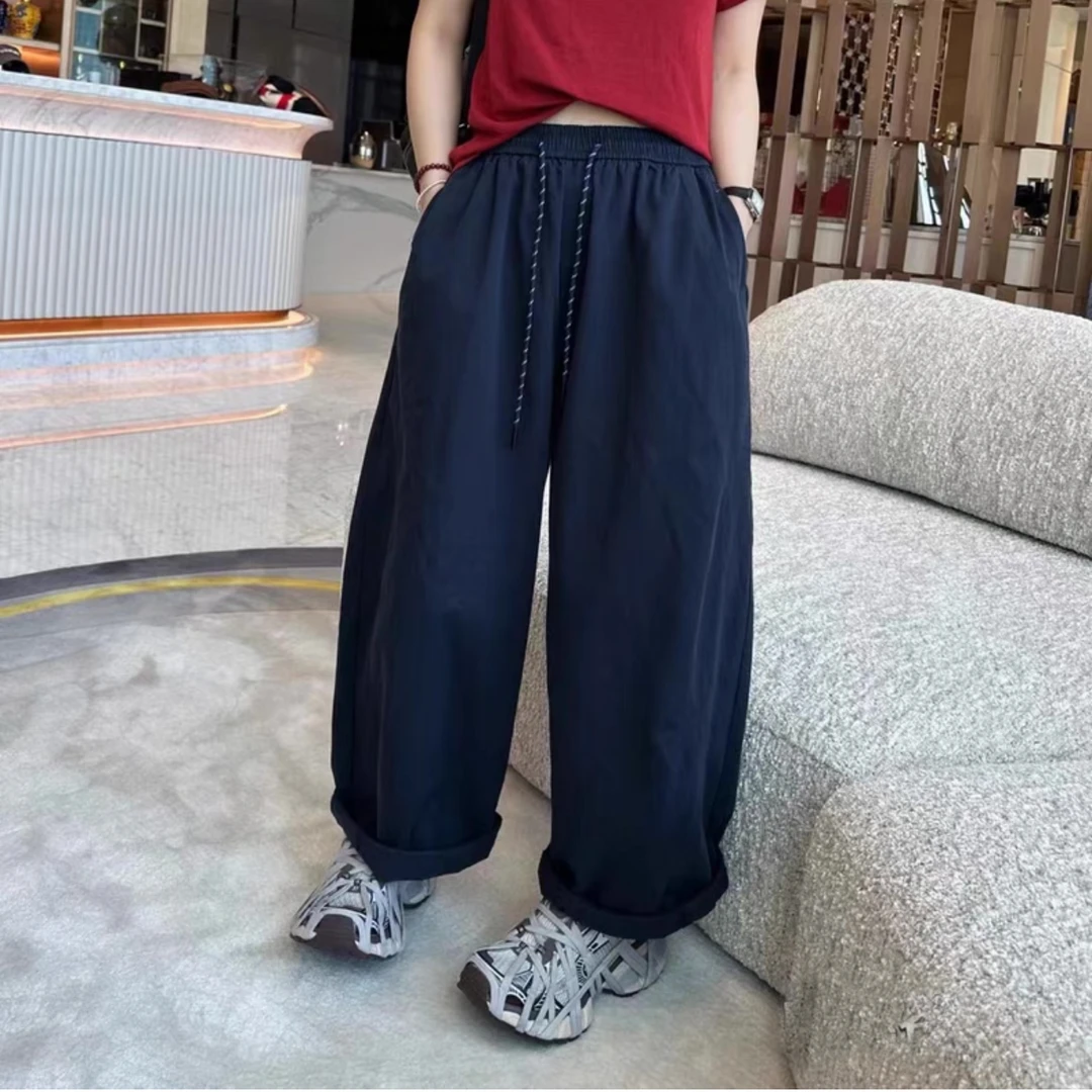 新款气质休闲韩版简约纯色气球休闲裤K8891