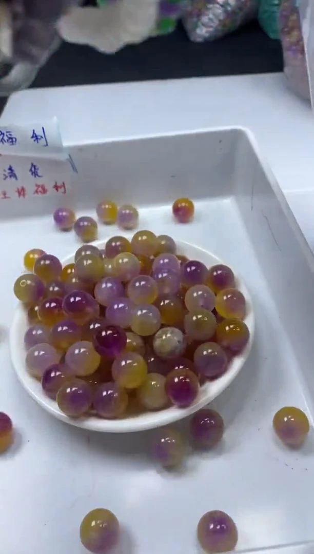 玛瑙/玉髓颈饰未镶嵌w506百香果14mm*6颗