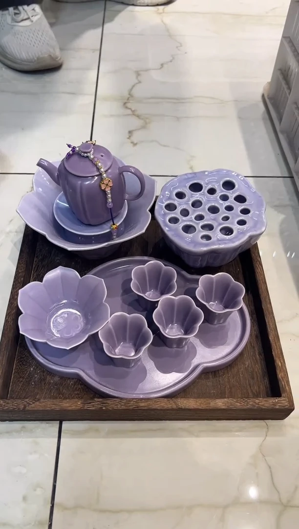 瓷片托盘套组-套组（小号果碟预2-5天发货）