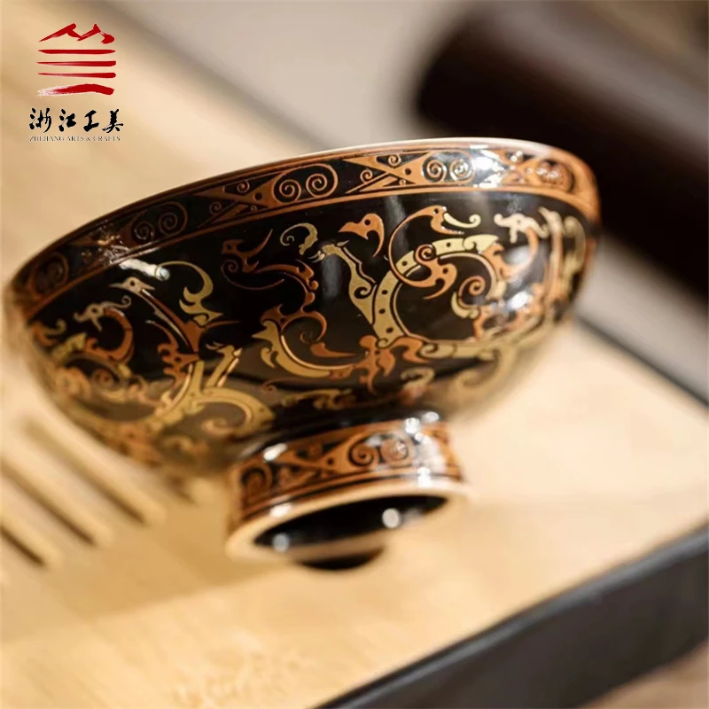【浙江工美】战国大器一壶一杯茶具套装 大师手工 茶道器具