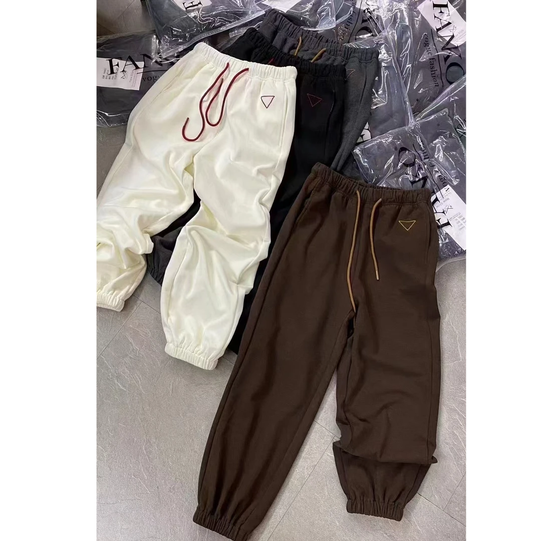 8712  时尚休闲卫裤百搭运动裤宽松长裤抽绳韩版新款女潮流