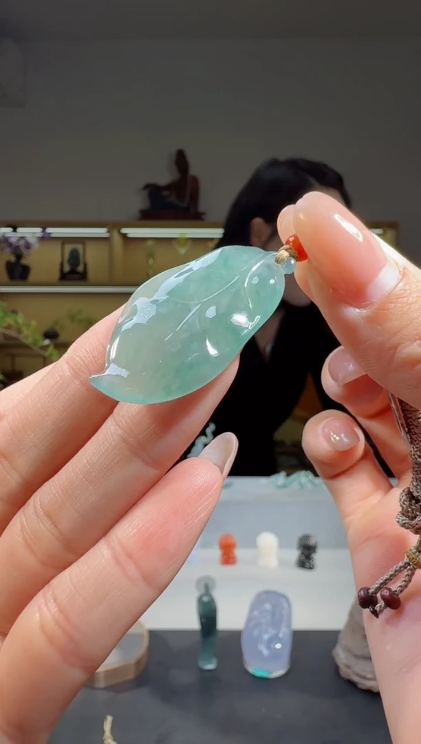 吊坠(不含链)未镶嵌翡翠叶子