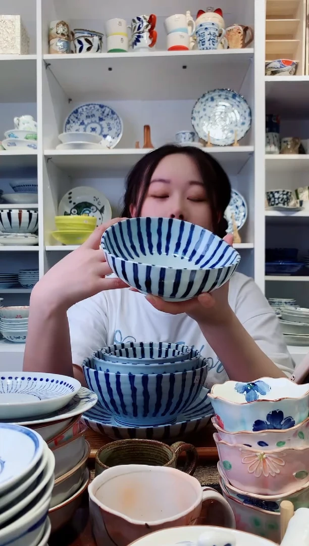 陶瓷浓十草55大钵