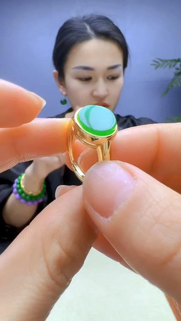 【闪购商品】翡翠颈饰14K金镶嵌颈饰