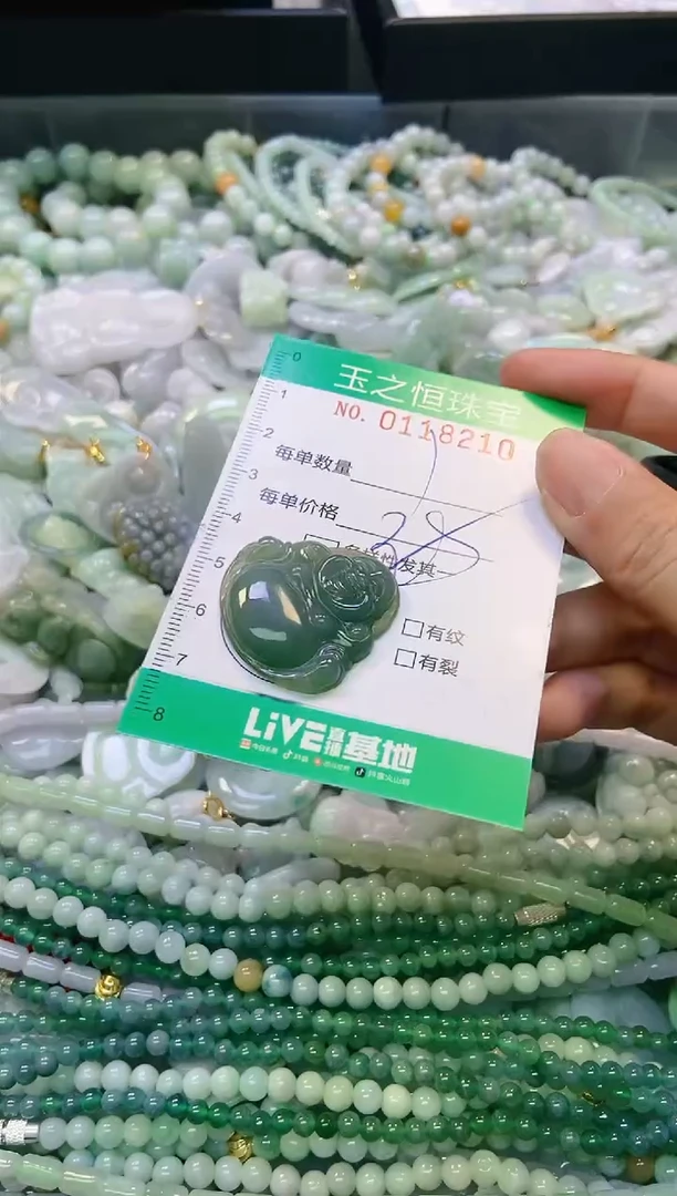 翡翠未镶嵌颈饰闪购0118210