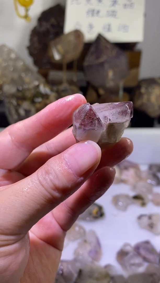 未镶嵌珠宝半成品水晶28号四川超七花园水晶