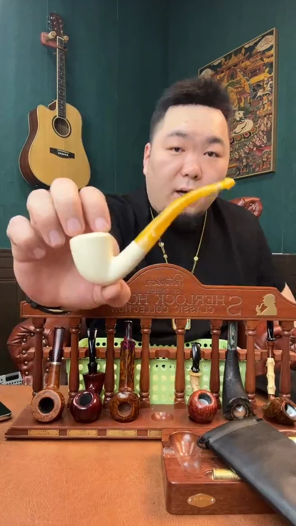 石楠木木雕款意大利进口石楠木烟斗