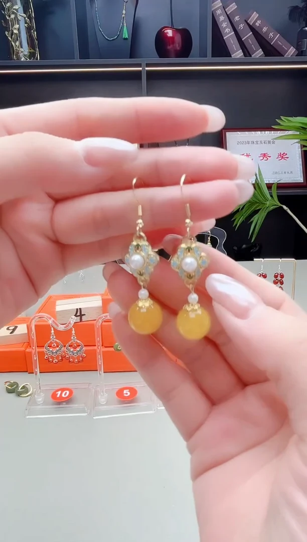 未镶嵌耳钉玛瑙/玉髓330