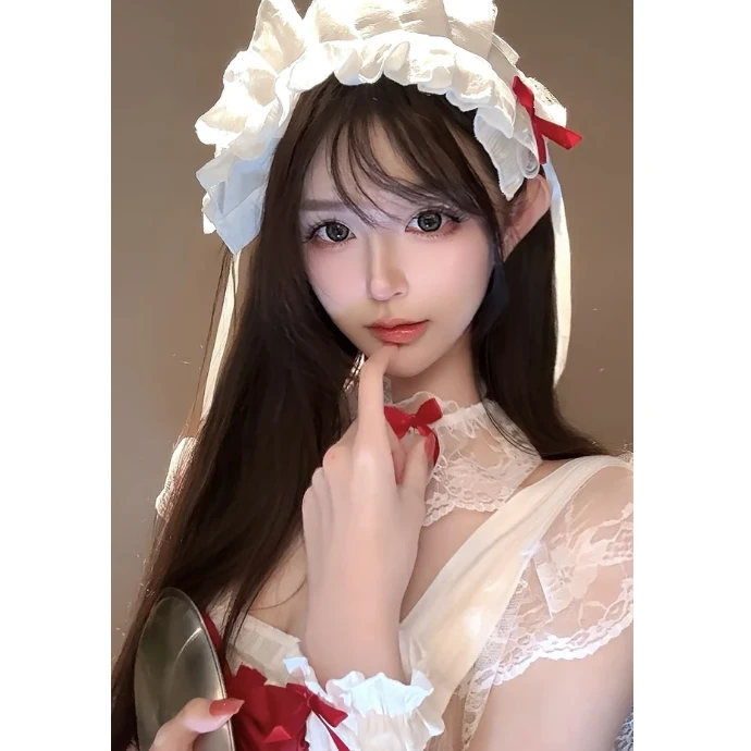“法式少女”圣诞跨年战袍手作款睡裙显瘦女洛丽塔日