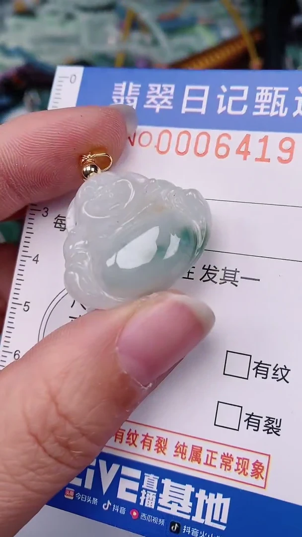 【闪购商品】翡翠颈饰未镶嵌00006419