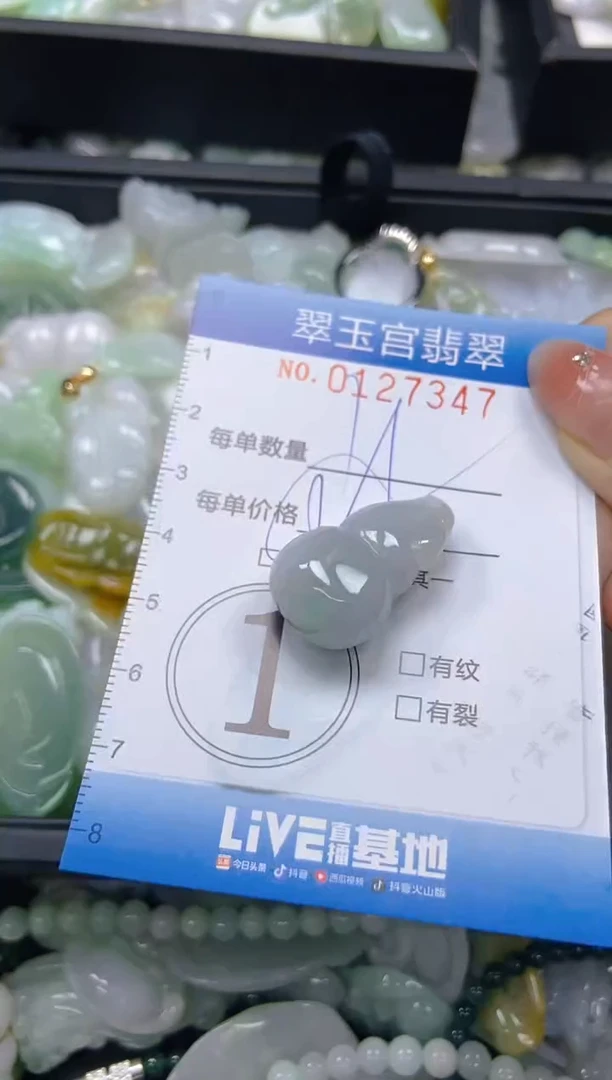 翡翠未镶嵌颈饰闪购0127347