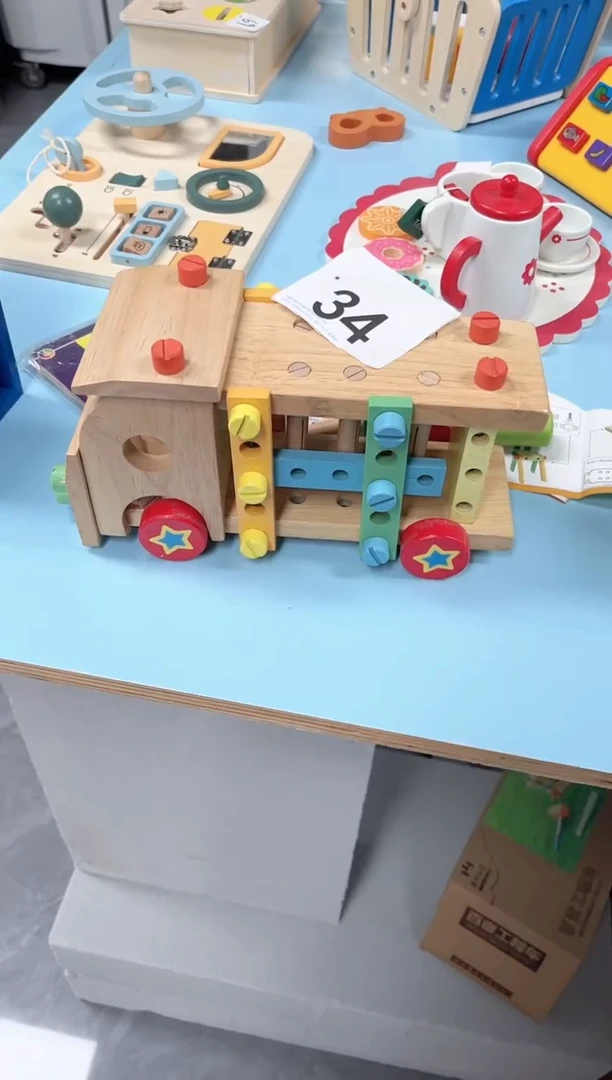 木拧螺丝玩具车（34）