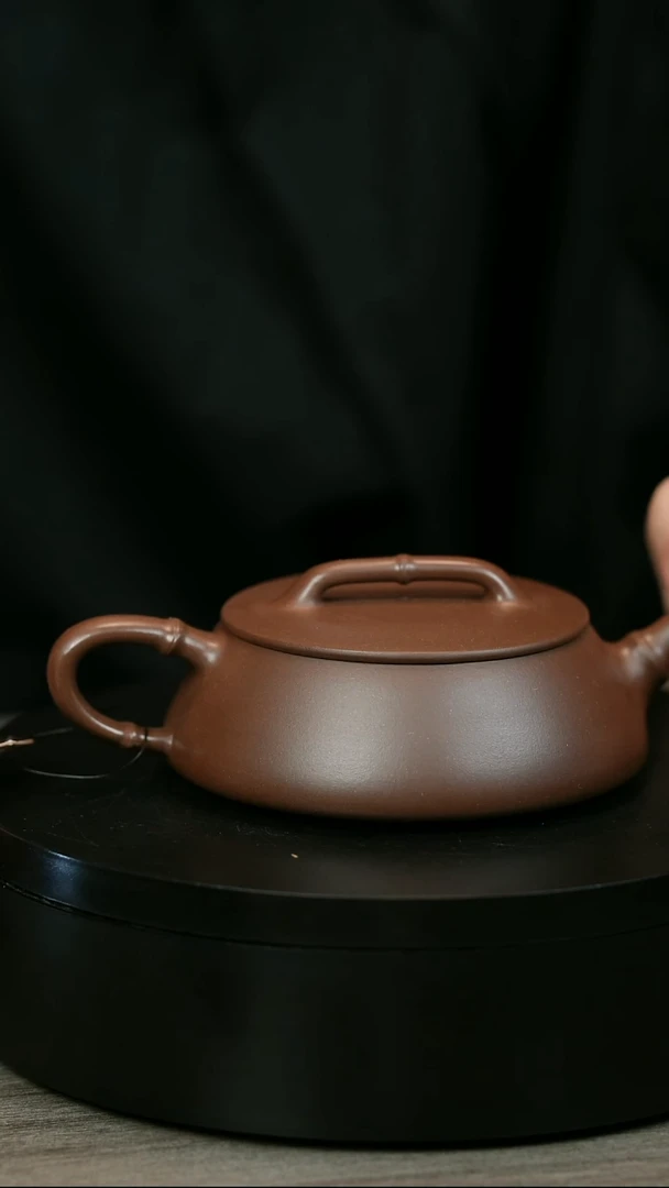 茶壶紫砂燎**火H1458赵信军竹节瓢