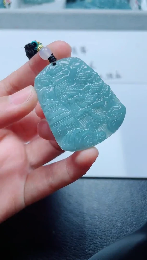 颈饰未镶嵌翡翠多样性发货随机发货-大山水