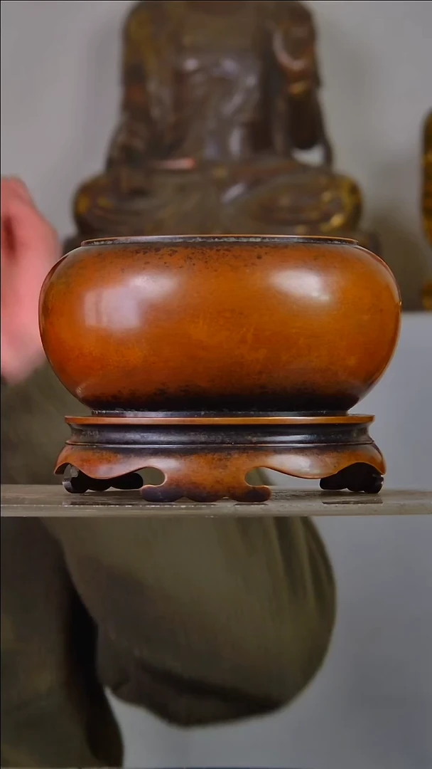 四***斤精美香炉放漏结缘3554