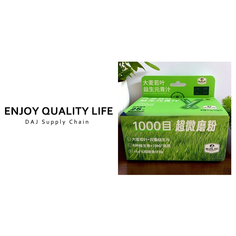 Mr.DIL.OO大麦若叶益生元青汁 1盒(3.5g*25条）*6