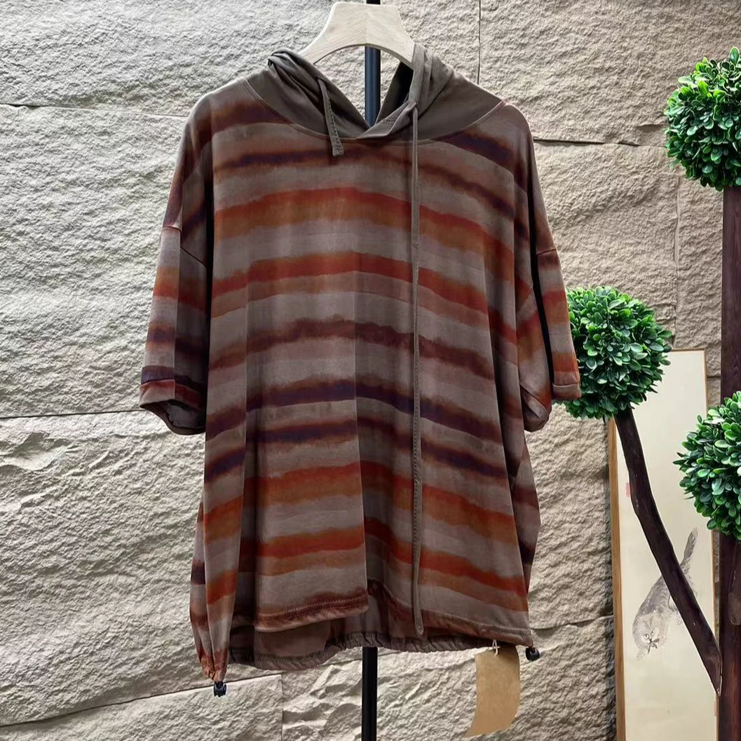 9389新款春夏休闲减龄印花显瘦百搭上衣T恤