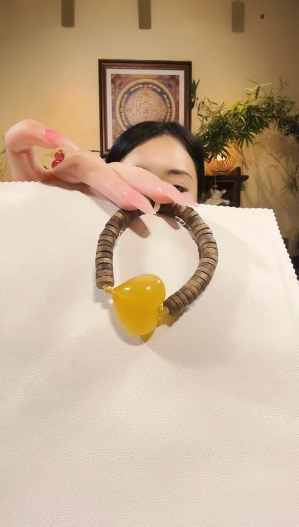 手链琥珀未镶嵌沉香