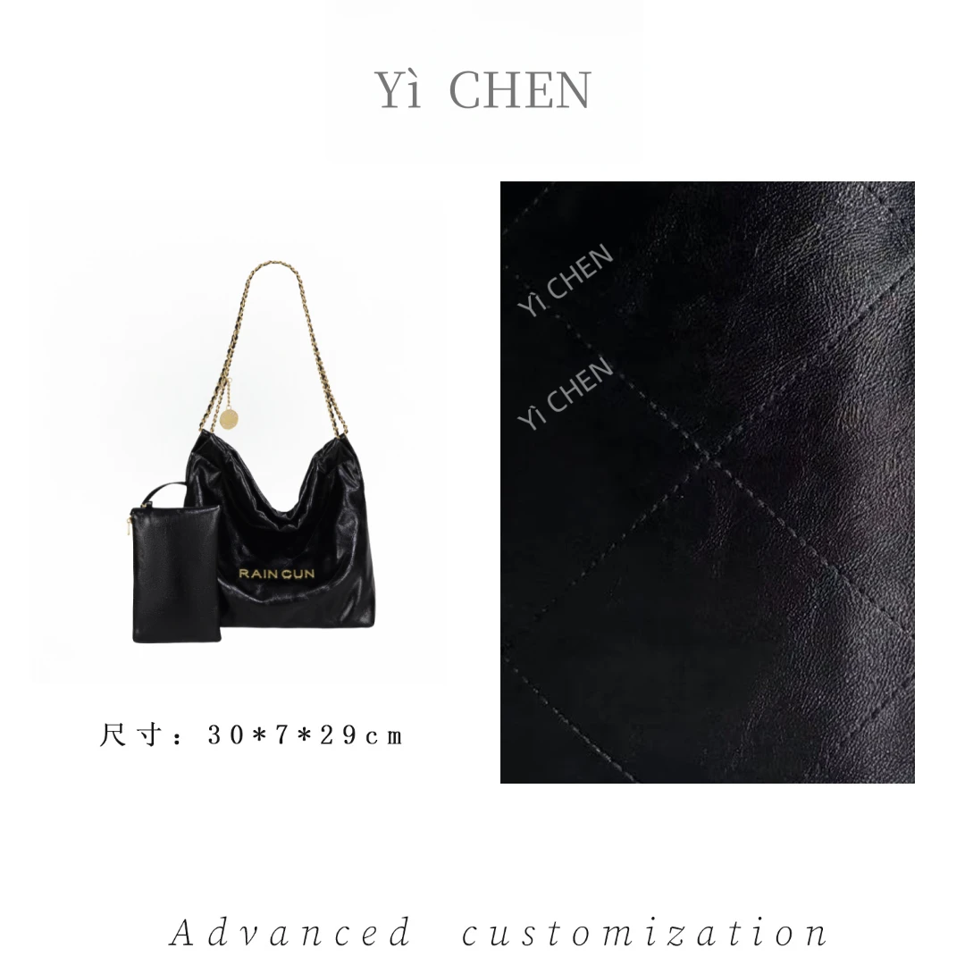 【Yì CHEN】GQ-9021-黑色 简约时尚女士新款轻奢单肩斜跨包
