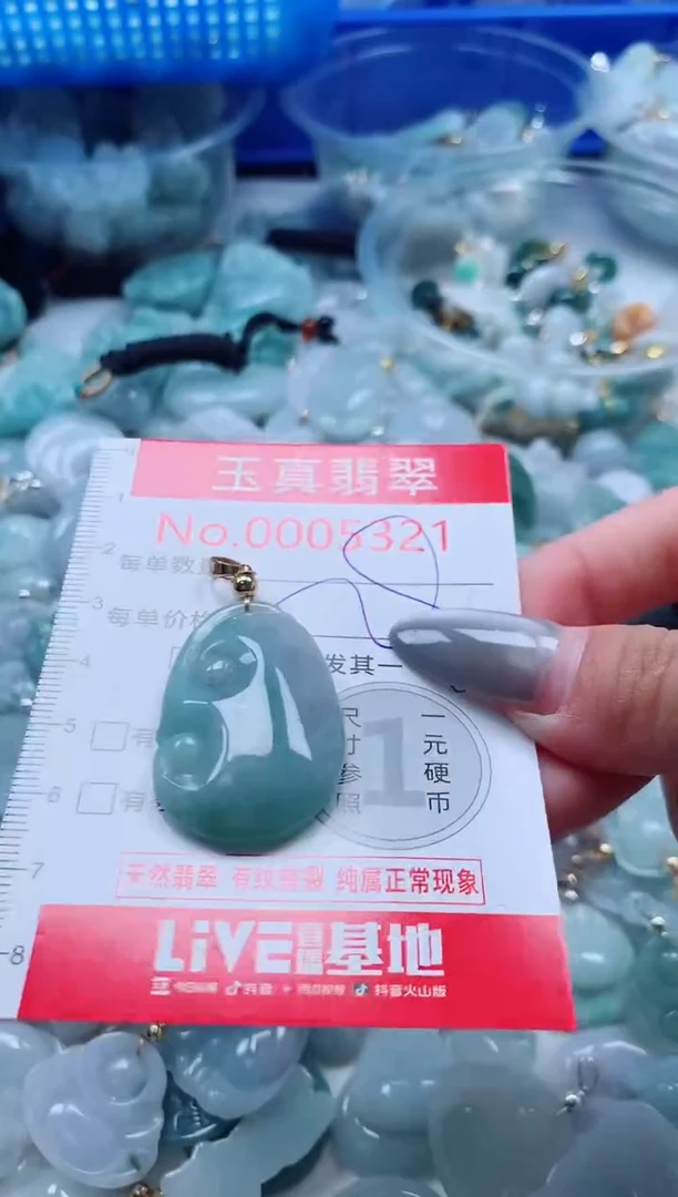 吊坠(不含链)未镶嵌翡翠5321