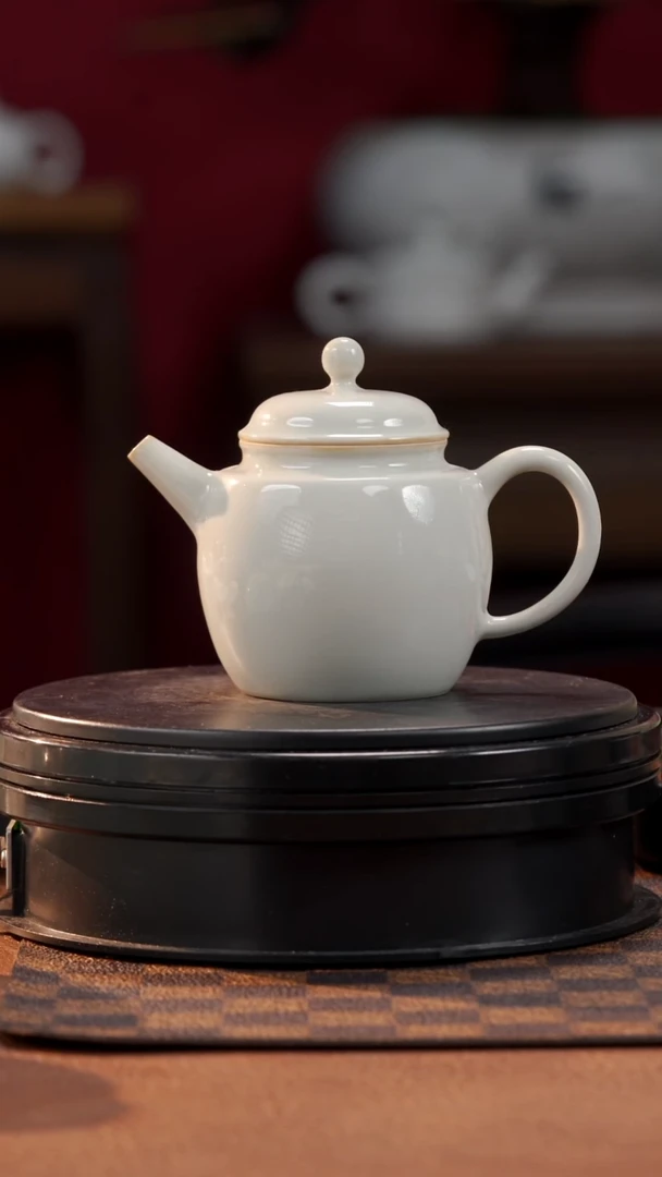 茶具柴烧光素小文壶@@ST-C10084