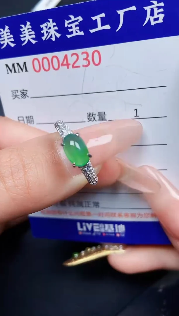 【闪购商品】翡翠颈饰银S925镶嵌4230