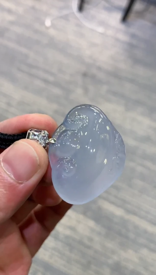 颈饰未镶嵌翡翠天然A货翡翠