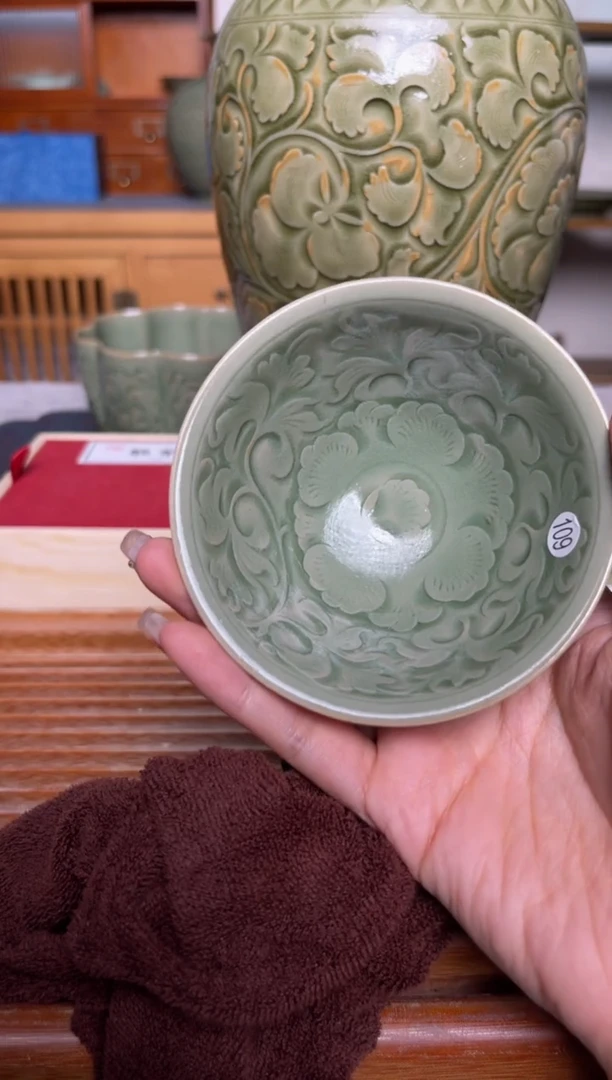 【闪购商品】其他109纯手工秘色斗笠盏