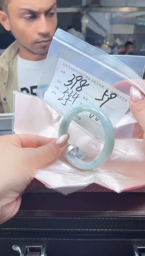 【闪购商品】定制翡翠手镯未镶嵌毛货手镯需精细抛光/58+