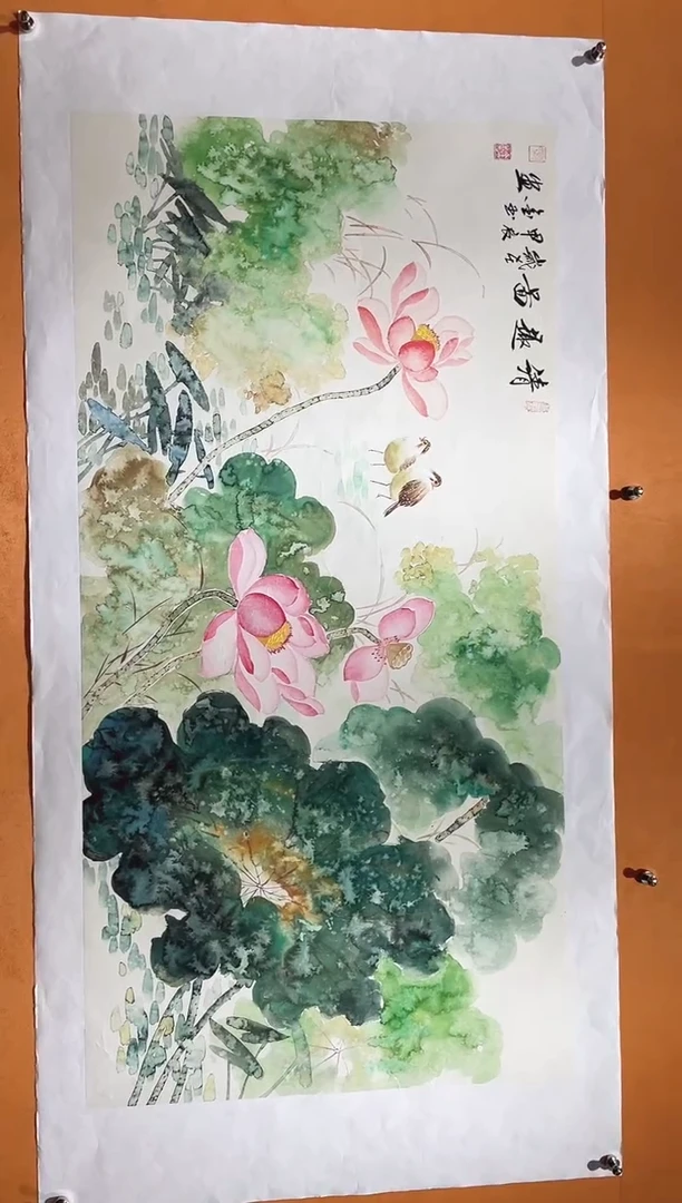 国画刘金玉老师亲笔手绘