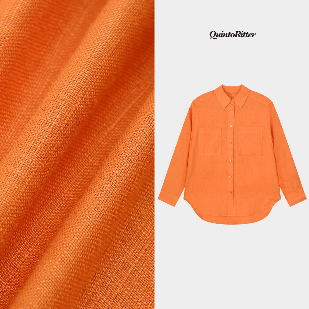 春季新款衬衫长袖高级设计感百搭极简风新中式  法式ZHCY24315005